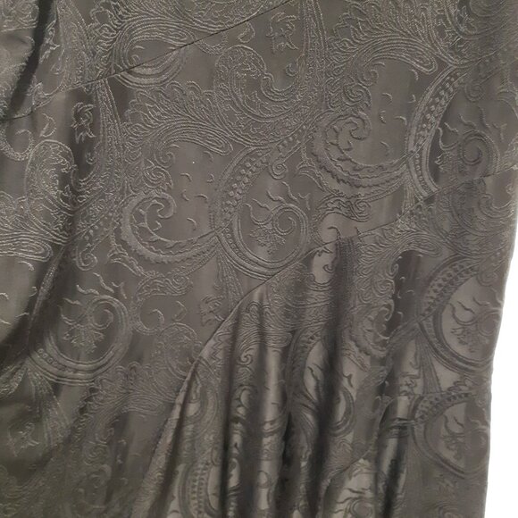 New Dressy midi black skirt with lining Size L - Picture 6 of 8